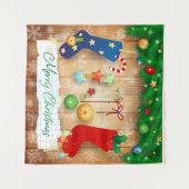 Tenture Joyeux Noël (Devant (Horizontal))