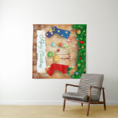 Tenture Joyeux Noël (En situation (horizontale))