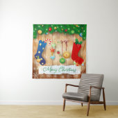 Tenture Joyeux Noël (En situation)