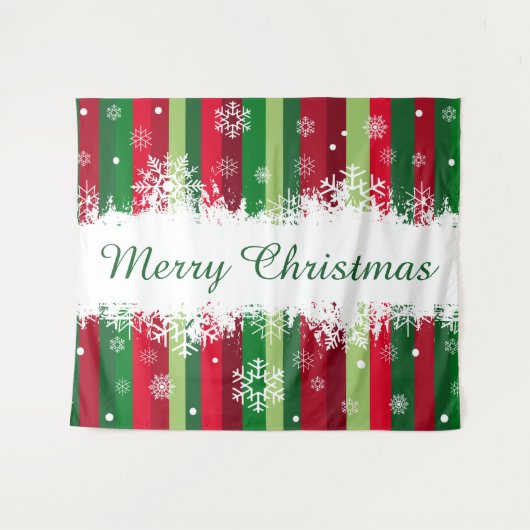 Tenture Joyeux Noël (Devant (Horizontal))