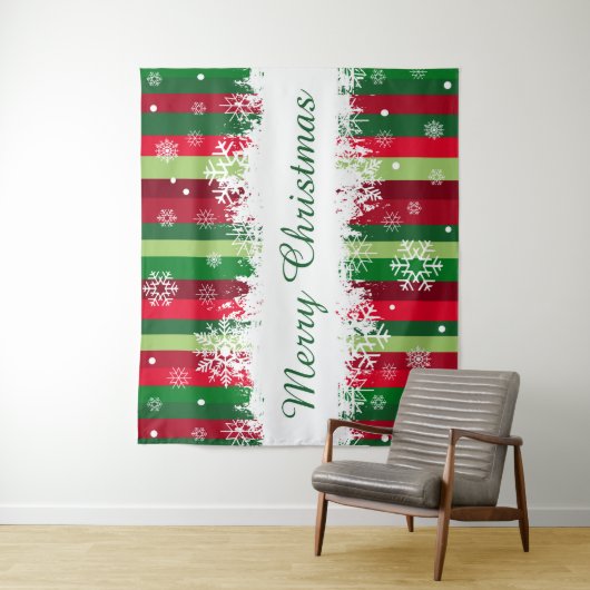 Tenture Joyeux Noël (En situation)