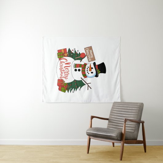 Tenture Joyeux Noël (En situation (horizontale))