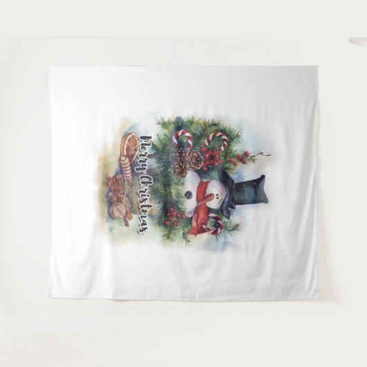 Tenture Joyeux Noël (Devant (Horizontal))