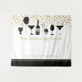 Tenture Joyeux Noël Artsy Dénomination de la fête virtuell (Devant (Horizontal))