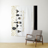 Tenture Joyeux Noël Artsy Dénomination de la fête virtuell (En situation)