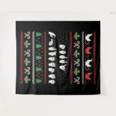 Tenture Joyeux Noël - ASL American Sign Language I (Devant (Horizontal))