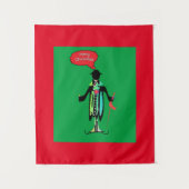 TENTURE JOYEUX NOËL CHARICATURISTE (Devant)