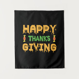 Tenture Joyeux Noël d'Halloween Anniversaire