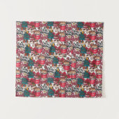 Tenture Joyeux Noël - Fête de Fêtes (Devant (Horizontal))