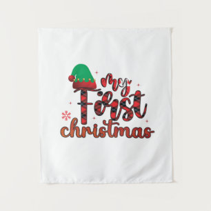 Tenture Joyeux Noël Mon Premier Noël