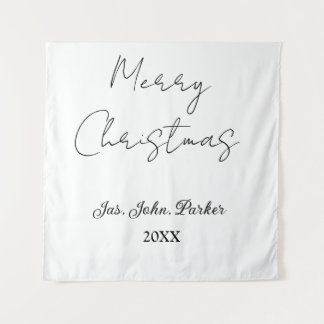TENTURE JOYEUX NOËL NOM ANNÉE 20XX SIMPLE MINIMALISTE
