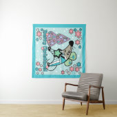 Tenture Joyeux Noël Symbole du Nouvel An Souris Caricature (En situation (horizontale))