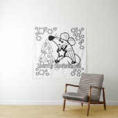 Tenture Joyeux Noël Symbole du Nouvel An Souris Caricature (En situation)