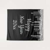 Tenture Joyeux Nouvel An Fête Photo Booth Backdrop 2026 (Devant (Horizontal))