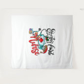 Tenture Joyeux rennes de Noël (Devant (Horizontal))