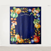 Tenture Joyeux Thanksgiving Fond pour photos de la récolt (Devant)