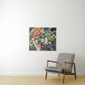 Tenture Juan Gris - Vie morte avec nappes à carreaux (En situation (horizontale))