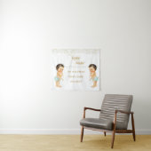 Tenture Jumeaux Bébés Scintille Petite Étoile (En situation (horizontale))