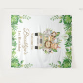 Tenture Jungle Animals Safari Car Adventure Party Backdrop (Devant (Horizontal))