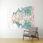 Tenture Jungle Animaux Joyeux Anniversaire (En situation (horizontale))