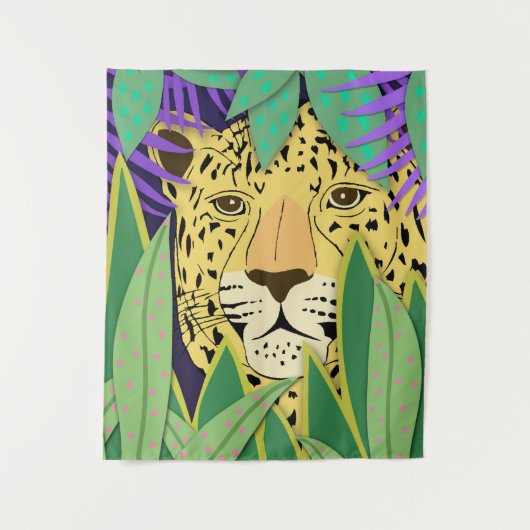 Tenture Jungle Cat Moyen (Devant)