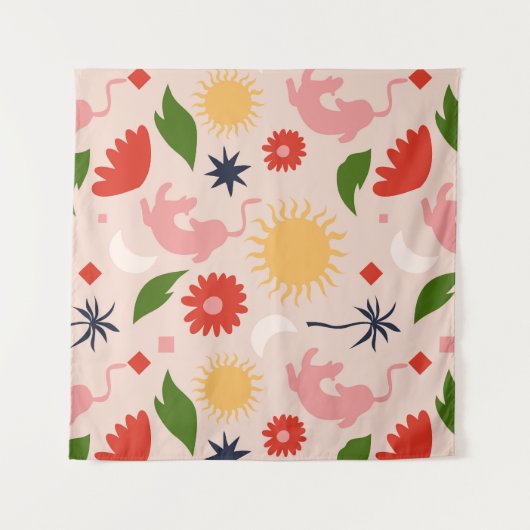 Tenture Jungle céleste (Devant (Horizontal))