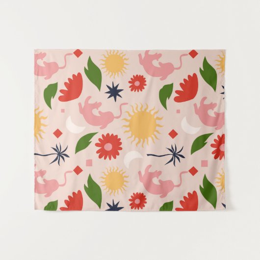 Tenture Jungle céleste (Devant (Horizontal))