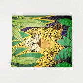 Tenture Jungle Chat No. 5 Grand (Devant (Horizontal))