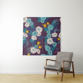 Tenture jungle florale avec serpents sans couture motif, t (En situation)