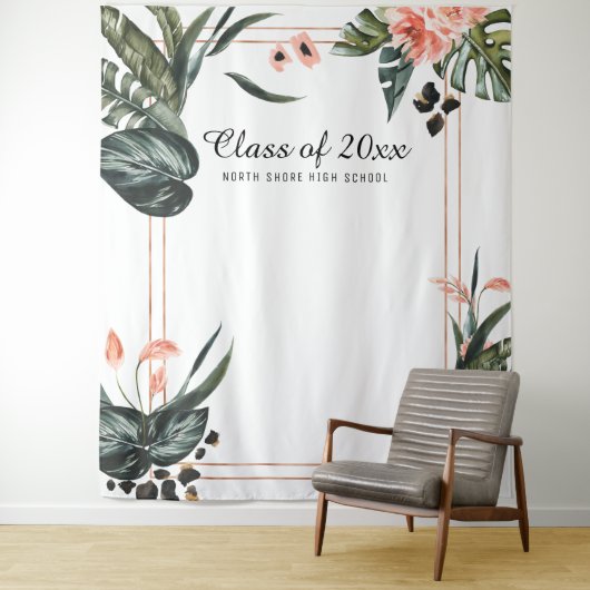 Tenture Jungle Tropical | Toile de fond pour Photobooth de (En situation)