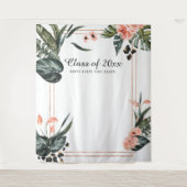 Tenture Jungle Tropical | Toile de fond pour Photobooth de (Devant)