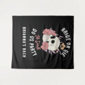 Tenture Jusqu'à la mort faisons-nous la fête bachelorée ba (Devant (Horizontal))