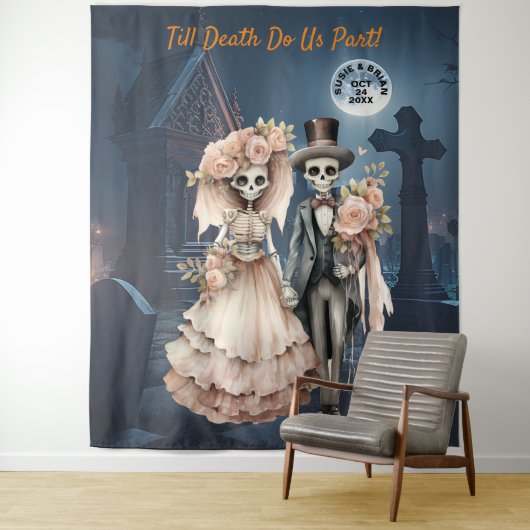 Tenture Jusqu'à la mort faisons-nous partie Halloween Hang (En situation)