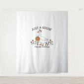 Tenture Just a Goose and Her Citrouille Classic T-shirt (Devant)