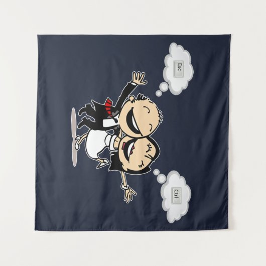 Tenture Just married (Devant (Horizontal))