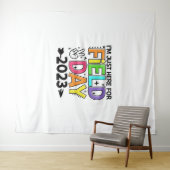 Tenture Juste Ici Pour La Journée Du Terrain 2023 Enseigna (En situation (horizontale))