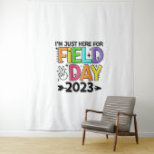 Tenture Juste Ici Pour La Journée Du Terrain 2023 Enseigna (En situation)