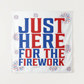 Tenture Juste Ici Pour Le Feu D'Artifice Drôle Pour Deux (Devant)