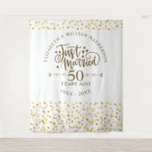 Tenture Juste marié 50e anniversaire de Mariage Contexte (Devant)