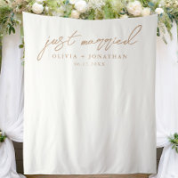 Juste marié Élégant Mariage de calligraphie Contex