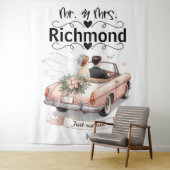 Tenture Juste Marié Getaway - Contexte Mariage (En situation)