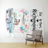 Tenture Juste Marié Getaway - Contexte Mariage (En situation (horizontale))