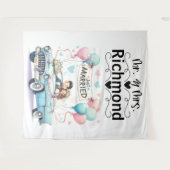 Tenture Juste Marié Getaway - Contexte Mariage (Devant (Horizontal))