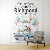 Tenture Juste Marié Getaway - Contexte Mariage (En situation)