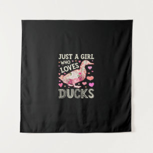 Tenture Juste Une Fille Qui Aime Les Canards Drôle Canard