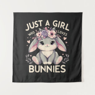 Tenture Juste Une Fille Qui Aime Les Lapins