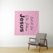 Tenture Juste une fille qui suit Jésus (En situation (horizontale))