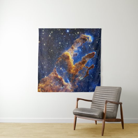 Tenture JWST Pillars of Creation, 2022 - Eagle Nebula, M16 (En situation)