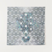 Tenture Kabbalah l'arbre de la coquille et de la perle (Devant)