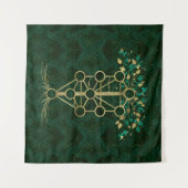 Tenture Kabbalah l'arbre de la vie - Etz Hayim (Devant (Horizontal))